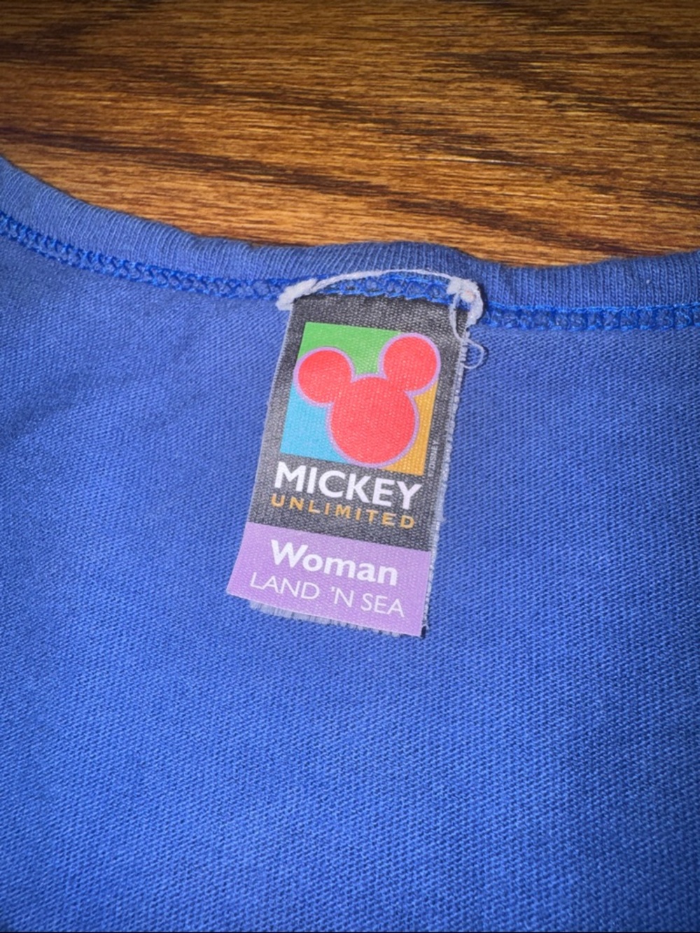 Vintage 90s Disney Mickey Unlimited Land N Sea - One Size Fits All - Picture 2 of 7